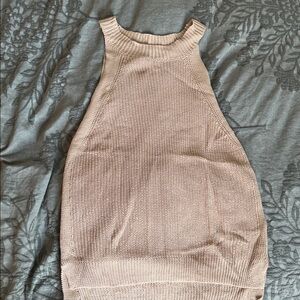 LA MIEL Beige Knit Top
